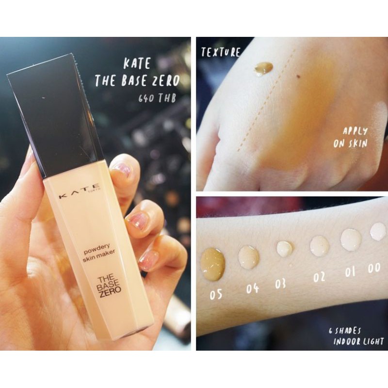 (sale) Kem Nền Kiềm Dầu KATE SPF15 PA++ 01 30ml ( chỉ còn màu số 4 da tự nhiên) | BigBuy360 - bigbuy360.vn