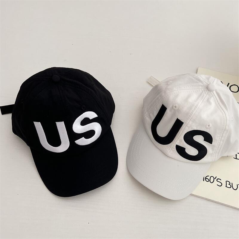 Nón Lưỡi Trai Thêu Chữ US Thời Trang Xu Hướng Đi Biển Cho Mẹ Và Bé