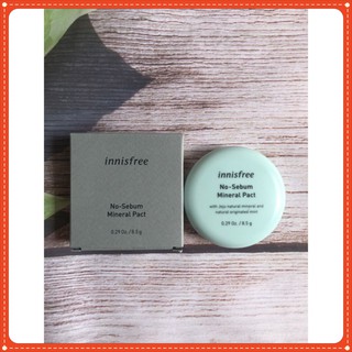 Phấn phủ nén innisfree no sebum mineral pact 8,5g