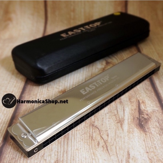 🎶Kèn Harmonica 24 lỗ tone Am🎵Tremolo Easttop T2403 version 2