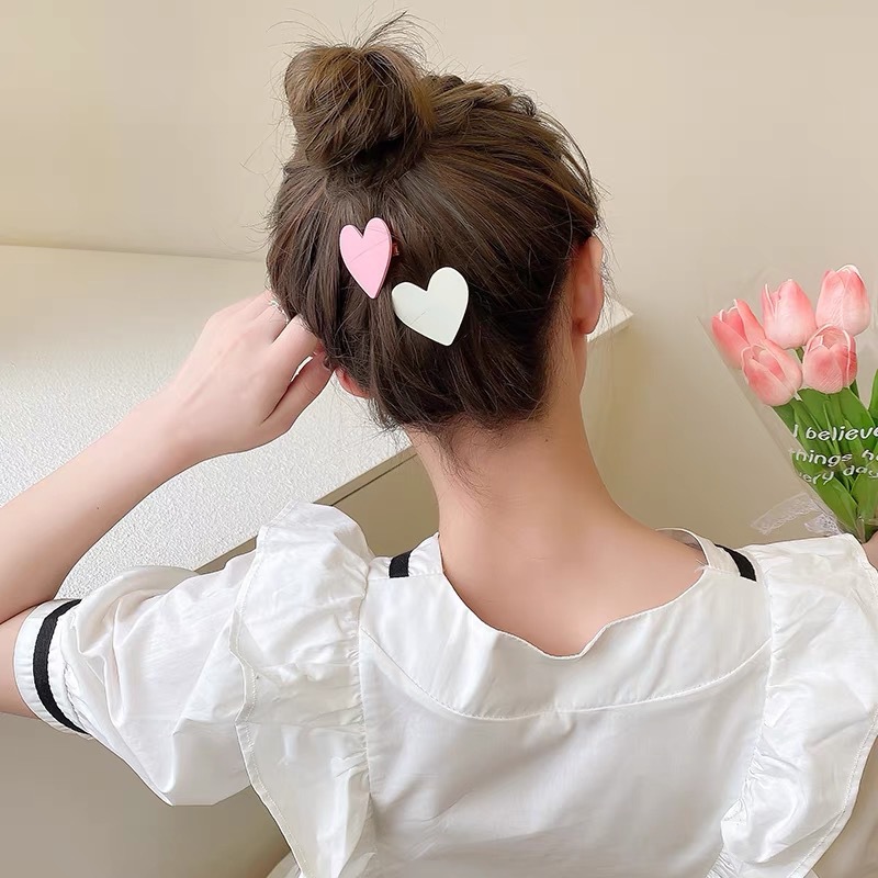 Kẹp Tóc Nữ Hình Trái Tim Xinh Xắn