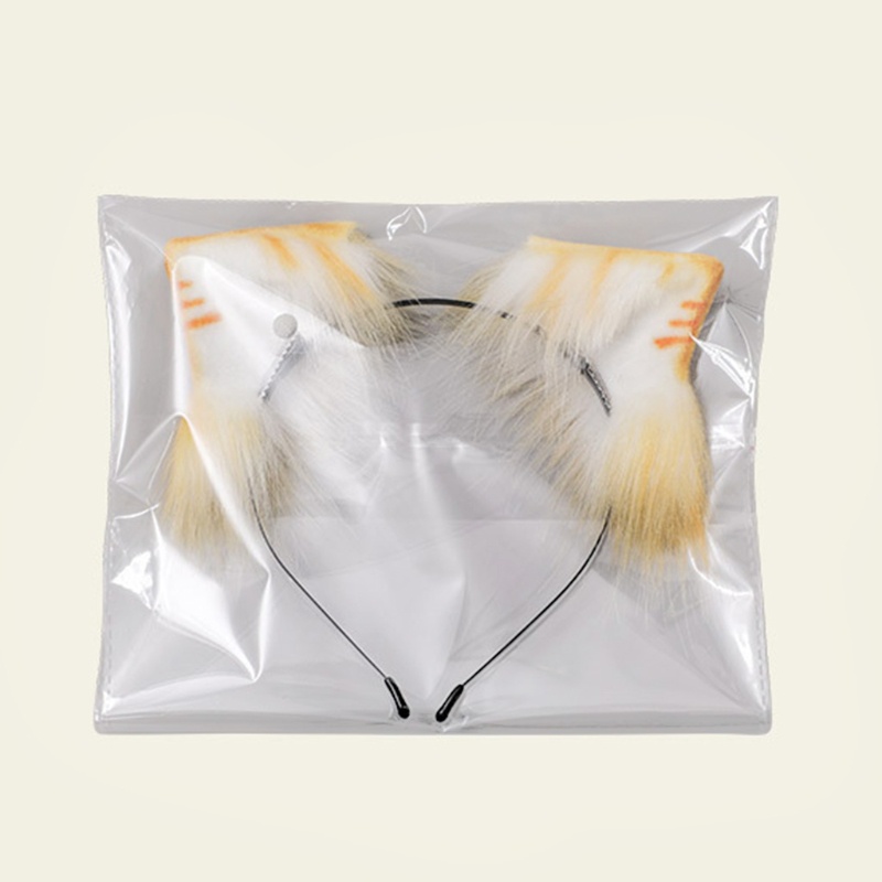 Kẹp Tóc Tai Mèo Phối Lông Nhân Tạo Đáng Yêu