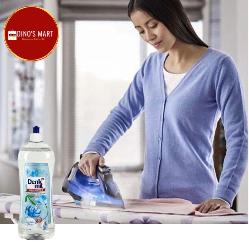 Nước Thơm Là Quần Áo Denkmit Hàng Đức Hương Thơm Dùng Cho Bàn Là Hơi Nước Chai 1L