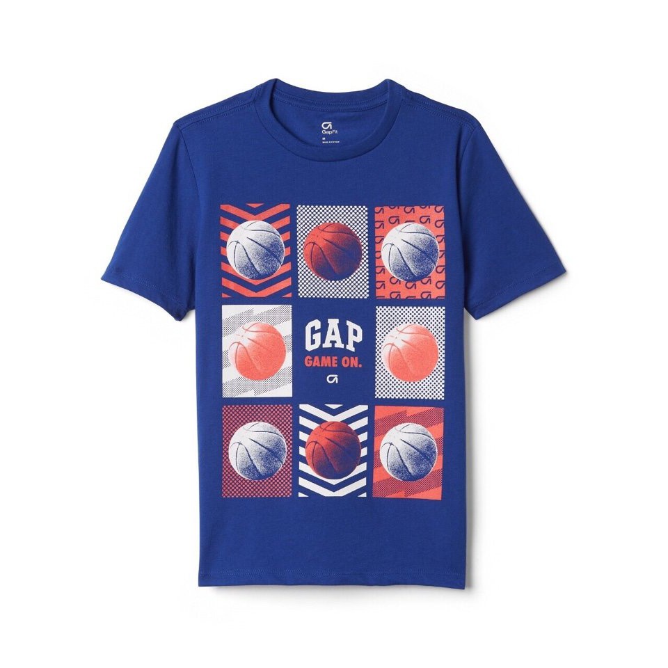 Áo thun Gap hàng xuất biểu tượng thể thao