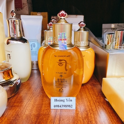 Nước hoa hồng Whoo vàng 150ml tách set - Hàng Cty - Date:2023