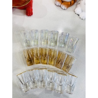 Bộ 6 chiếc ly rượu thủy tinh 35ml hàng loại 1