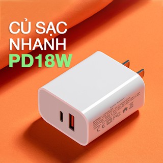 Củ sạc nhanh IPPD18w2 cổng USB của Bagi CE-PD18W (Trắng)