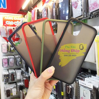 Ốp Lưng Nhám Viền Màu Cho Iphone