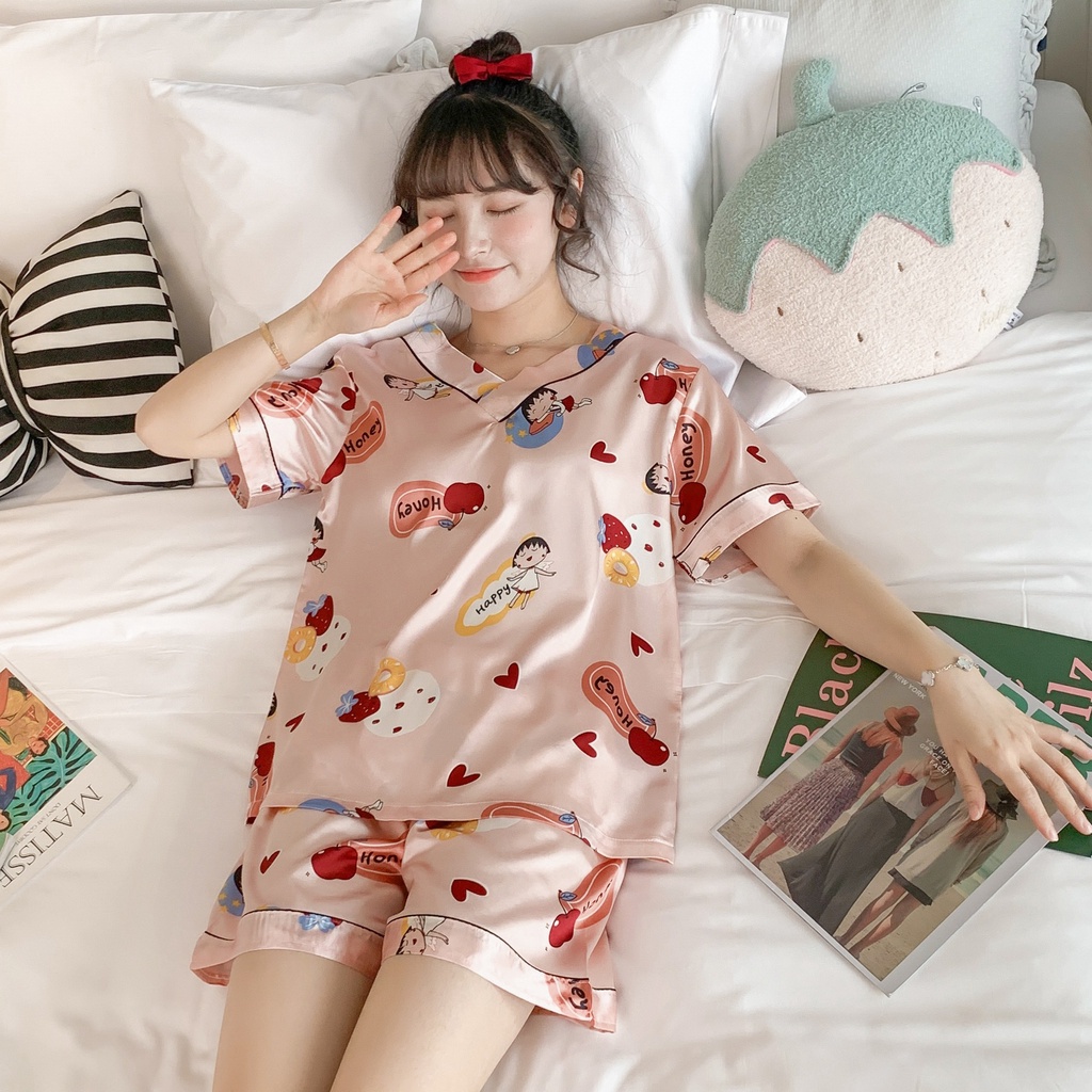 Đồ Ngủ Nữ Đáng Yêu Chất Vải Mềm Mại GUU DN95
