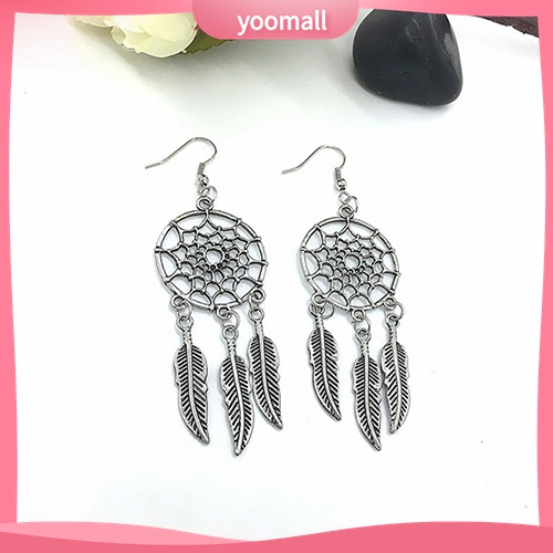 Yomall♡ Bông Tai Hình Lưới Giấc Mơ Thời Trang Boho Cho Nữ