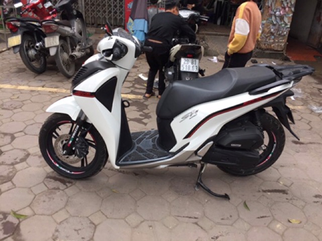 Team amg đen đỏ phản quang xe sh