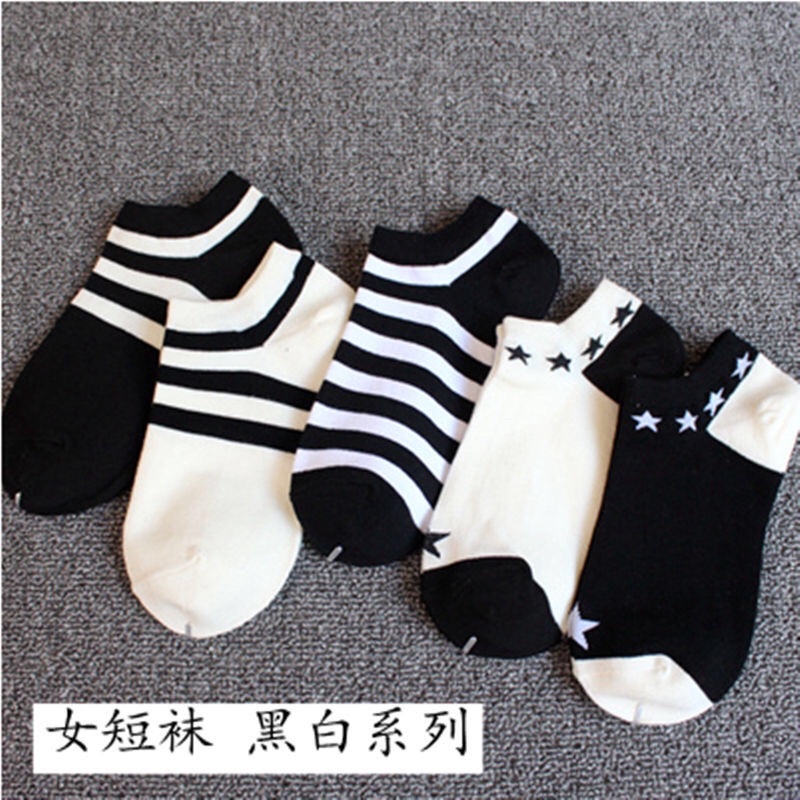 [TonaShoe] Vớ Cổ Ngắn Unisex Cotton Co Giãn Hút Mồ Hôi, Khử Mùi Êm Chân Phù Hợp Cho Mọi Loại Giày