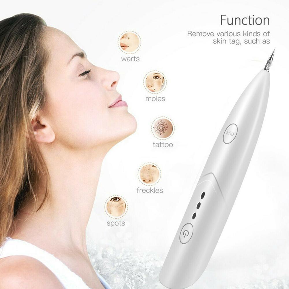 Laser Freckle Skin Mole Dark Spot Remover Face Wart Tag Removal Pen Tattoo J3D0