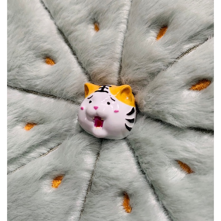 Nút bàn phím cơ hình hổ mắt tròn lỗ tai màu cam/ Resin keycap/ Keycap set/ Esc keycap/ Gift for gamer