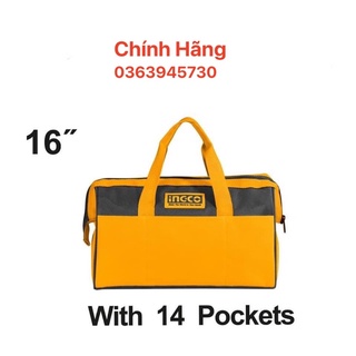 Đồ nghề ingco túi đựng đồ nghề 16"-15kg htbg28161
