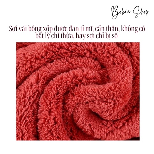 Khăn tắm lông cừu ngoại nhập vân kẻ sọc siêu dày, siêu mềm mịn cho da của gia đình 70x140cm