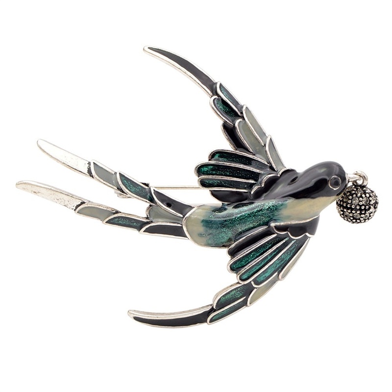 Ghim Cài Áo Hình Bọ Cánh Cứng Đính Đá Thời Trang