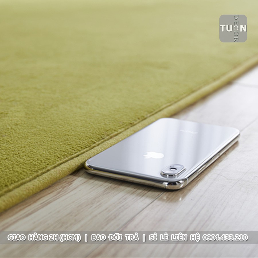 |16 Màu| Thảm trải sàn phòng khách, phòng ngủ cao cấp 2 size 1m6x1m và 1m6x2m | Thảm nhung nỉ đẹp
