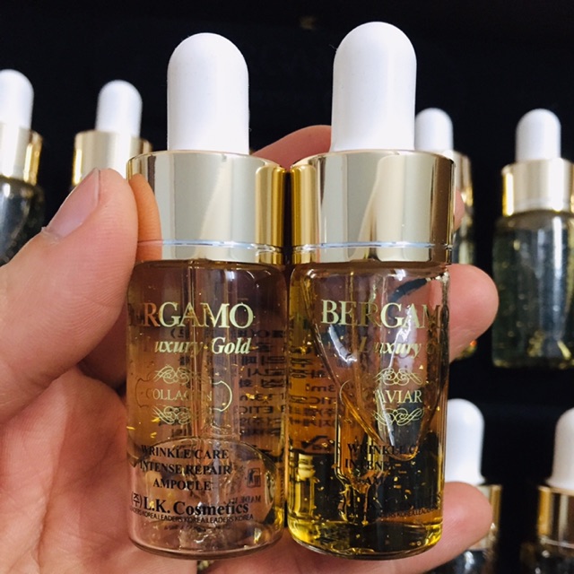 SERUM BERGAMO Luxury Gold Collagen (sét 2chai)