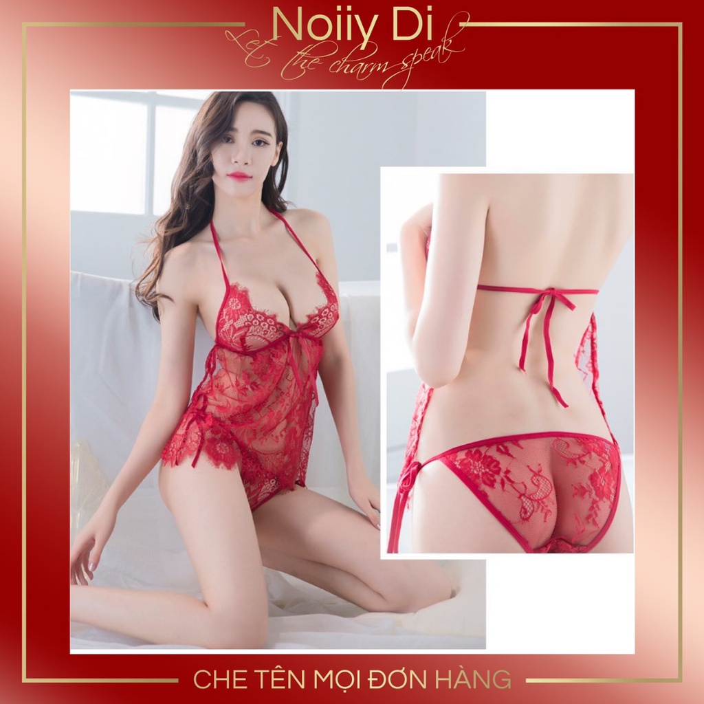 Đồ Ngủ Sexy Gợi Cảm. Set Yếm Ngủ Sexy, Hoạ Tiết Đẹp Kèm Chip Xuyên Thấu. 013 | BigBuy360 - bigbuy360.vn