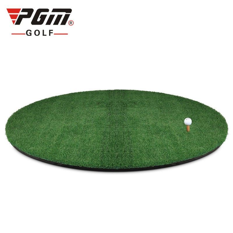 Thảm Tập Swing Hình Tròn 1,2m x 1,2m - PGM DJD027 Round Long Grass Golf Driving Range Hitting Mat