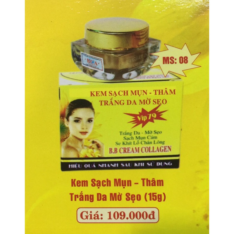 Kem mụn, thâm LINH CHI VÀNG 15g