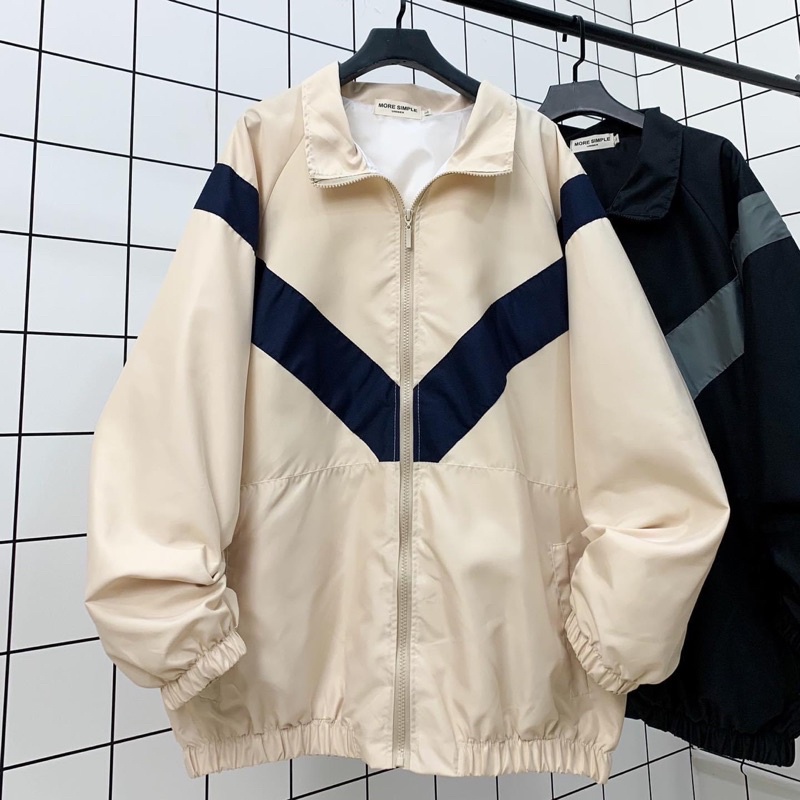 Áo Khoác Jacket  Form Rộng LAKE Chất Dù 2 Lớp Phong Cách Ulzzang - 84unisex