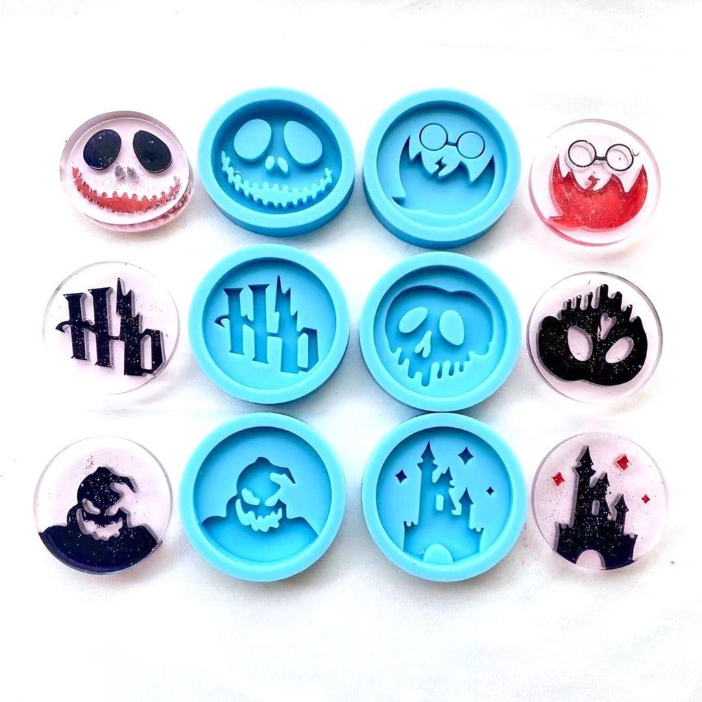 YIYU Khuôn Làm Điện Thoại Hình Lâu Đài Halloween