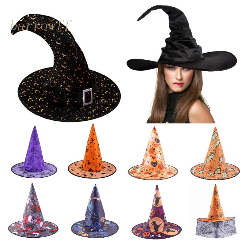 Mũ Phù Thủy Hóa Trang Halloween Cho Nữ