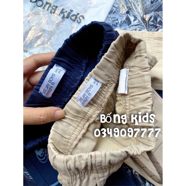 Quần Kaki Bé Trai Lưng Chun In Hình GJ
