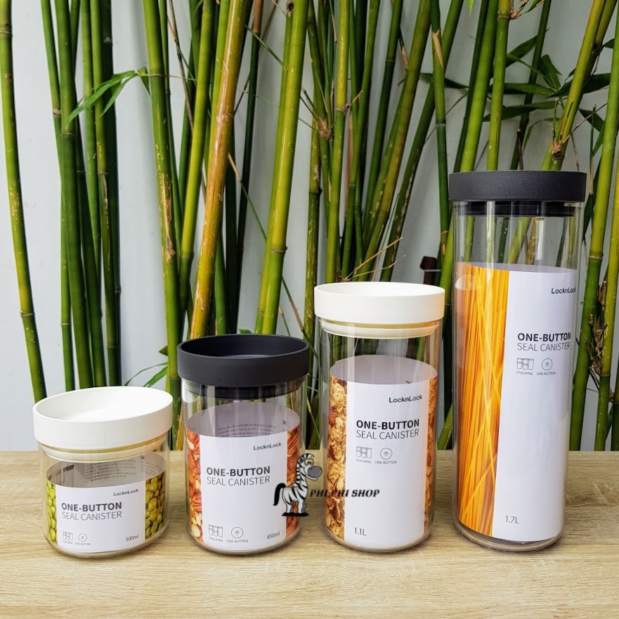 Hộp nhựa đựng đồ khô , gia vị Lock&Lock nắp có nút thoát hơi Seal Canister