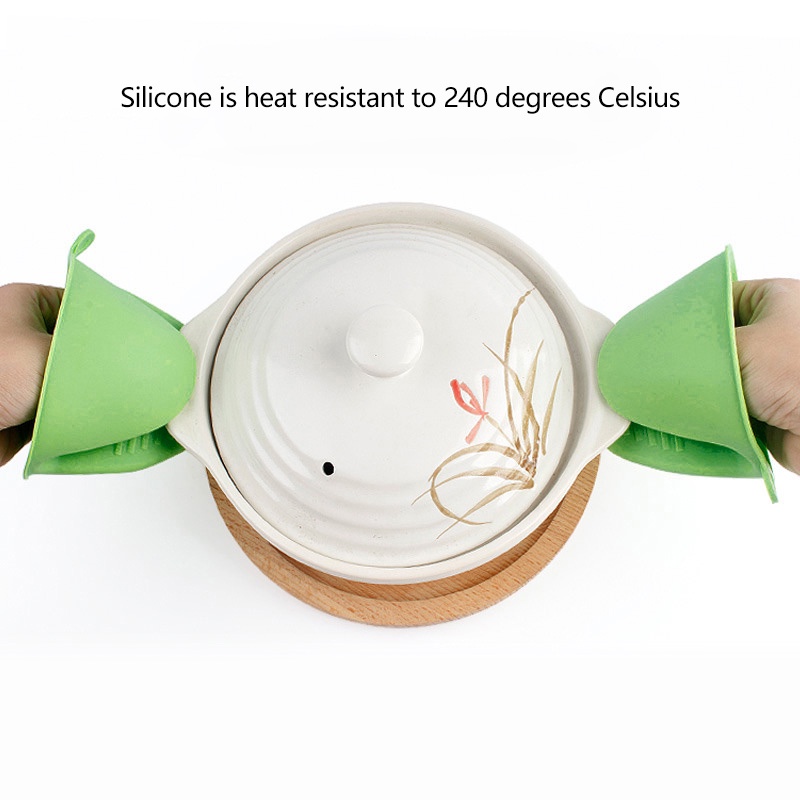 1 Dụng Cụ Nhấc Nồi Bằng silicone Chịu Nhiệt Cao Có Móc Treo Tiện Lợi YKD JP5