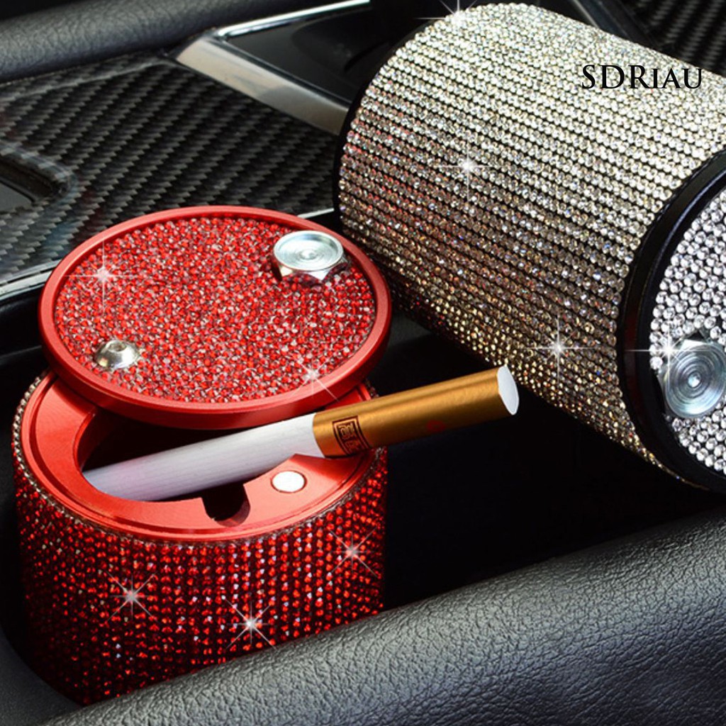 Gạt Tàn Thuốc Lá Bằng Kim Loại Đính Đá Sang Trọng