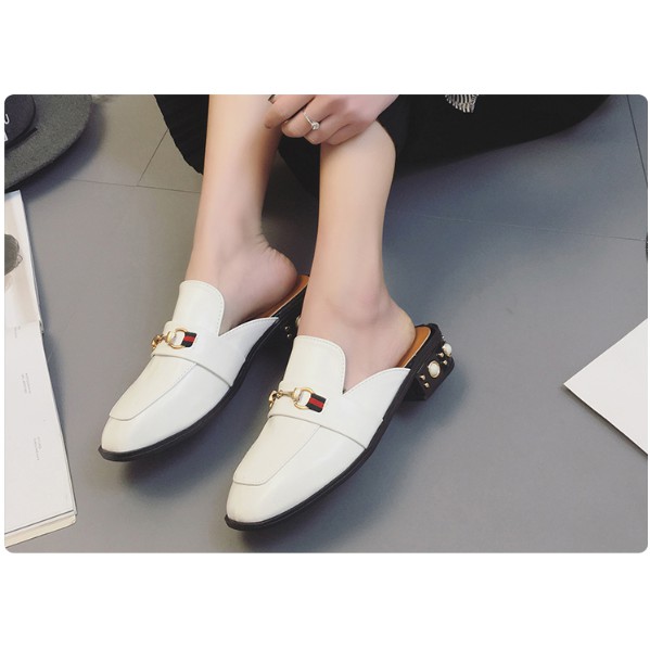 Sục Nữ Gót Hột Ngọc 3 Phân A3 da bóng siêu hot 2019 Tag Dây Xích sang chảnh | BigBuy360 - bigbuy360.vn