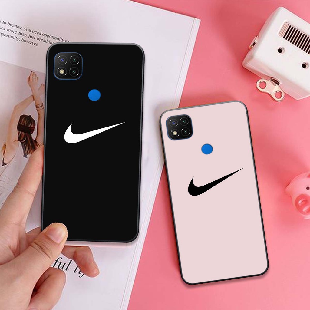 Ốp lưng điện thoại xiaomi redmi 9c in hình thương hiệu GUCCI, NIKE, DIOS