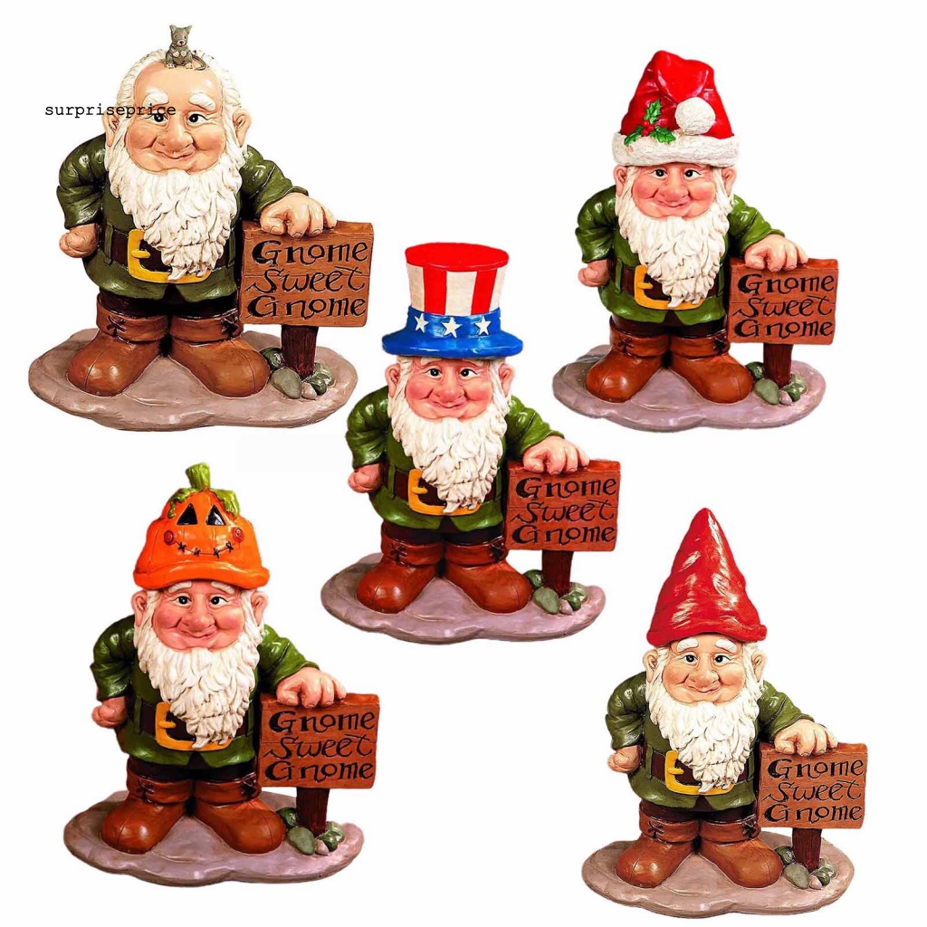 Mô Hình Hàng Rào Gnome Dễ Thương Trang Trí Sân Vườn