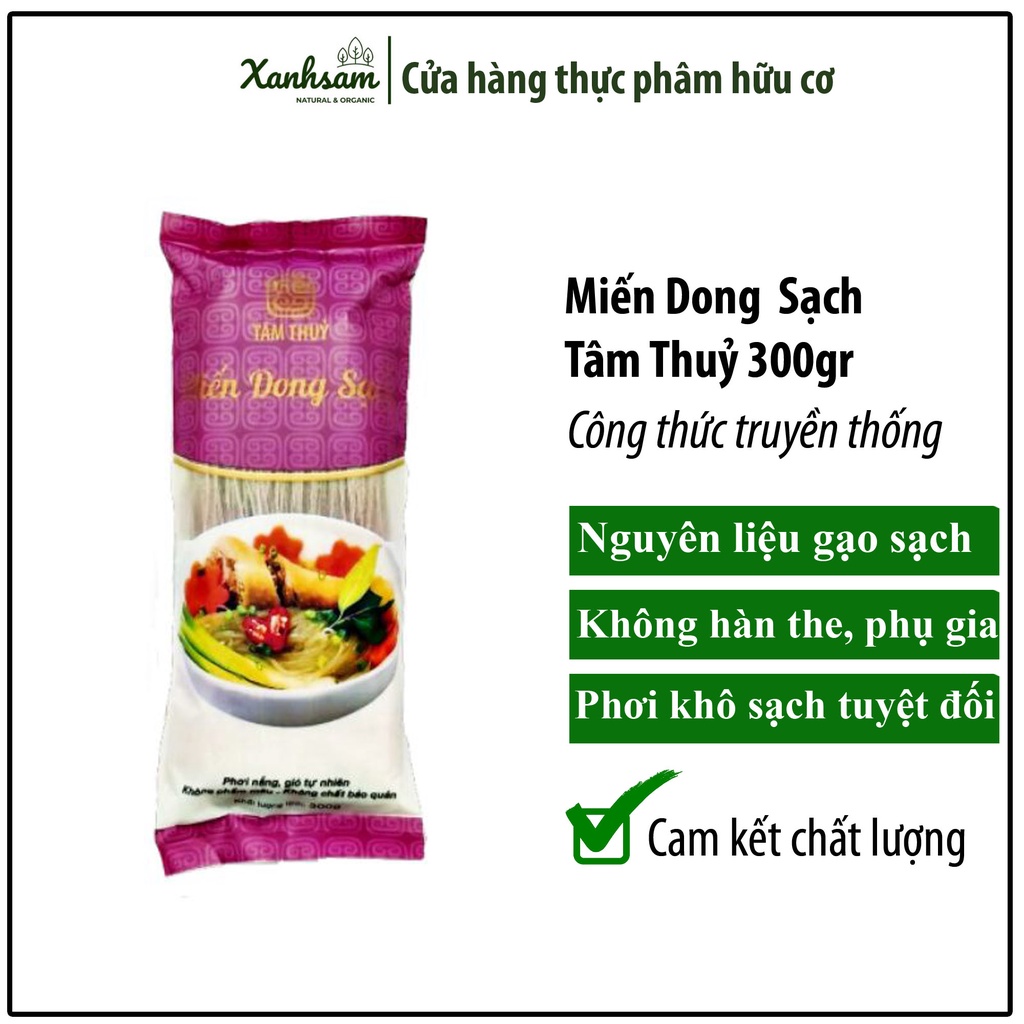 Miến Dong Sạch Tâm Thuỷ 300gr - XanhSam