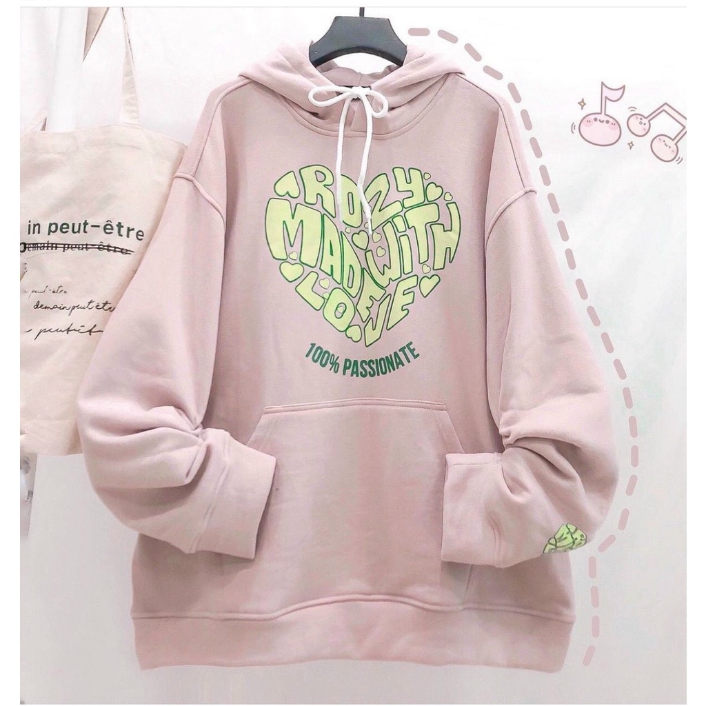 Áo Hoodie Unisex - Áo hoodie nỉ ngoại in PASSIONATE phong cách trẻ trung năng động | BigBuy360 - bigbuy360.vn