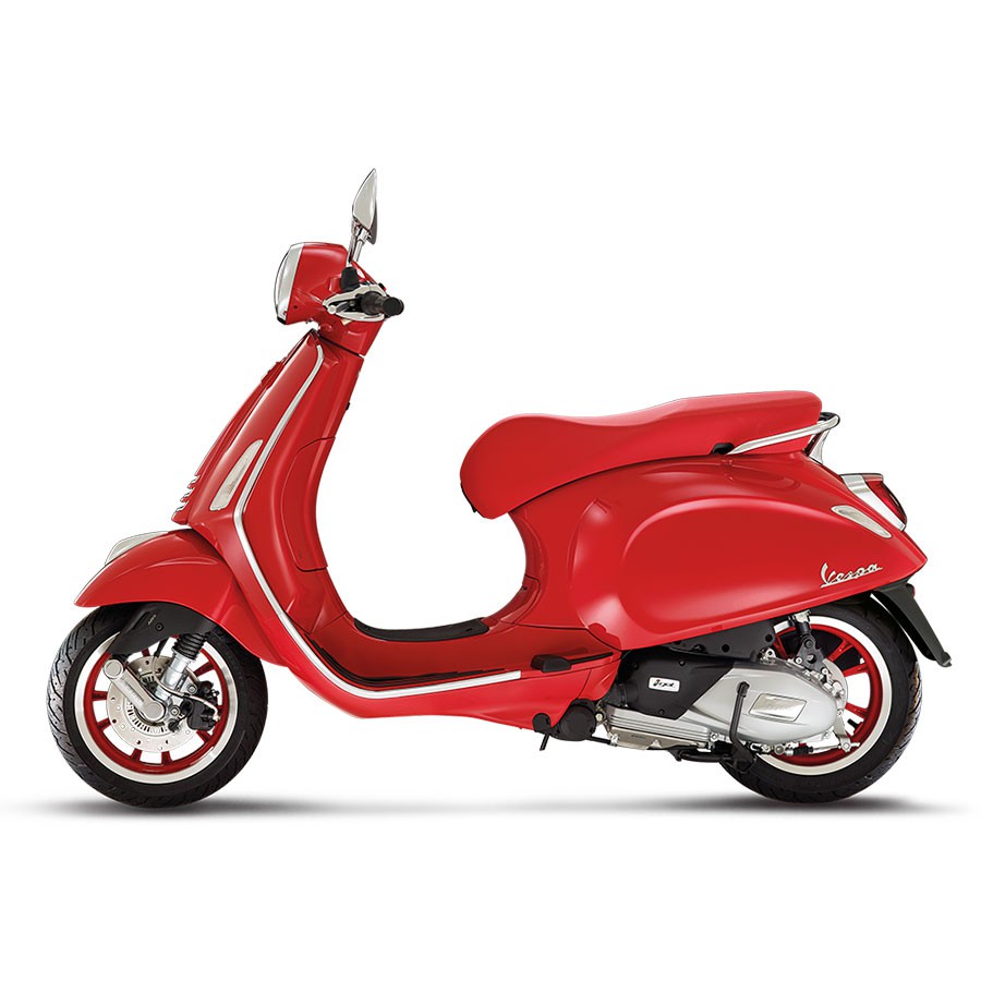 Xe máy Vespa Primavera ABS Động Cơ iGet 125cc Red - Đèn Led - Mới 100%