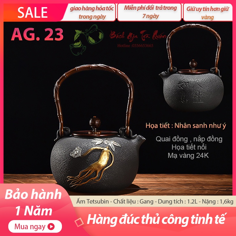 💎 SIÊU SALE 💎Tổng Hợp Các Mẫu Ấm Gang Tetsubin Nhật - Hàng Đúc Thủ Công Cao Cấp