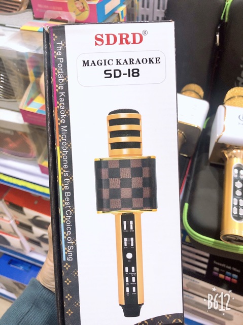 [Mã ELHACE giảm 4% đơn 300K] Mic hát karaoke SD 18 [Âm thanh cực đỉnh]