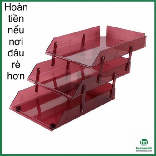 khay 3 tầng mica đựng Hồ Sơ - Tài Liệu