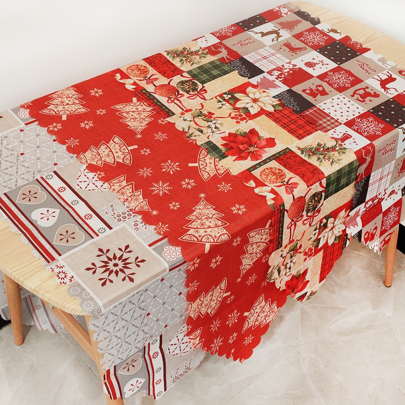 Khăn Trải Bàn Trang Trí Giáng Sinh