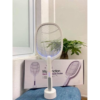 Vợt muỗi tự động kiêm đèn bắt muỗi 2 in 1 tự động sạc tích điện, vợt bắt muỗi thông minh cao cấp để bàn A11