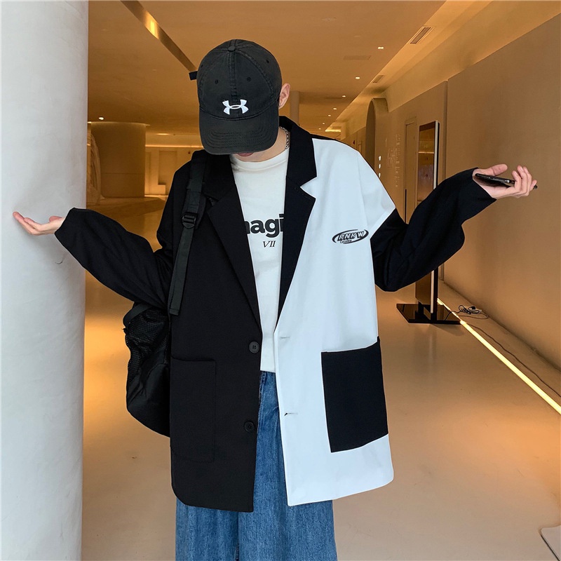 Áo Khoác Blazer, Vest Nam Phối Màu Unisex, Xu Hướng 2022