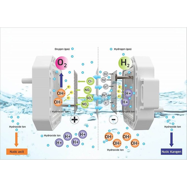 Máy lọc nước Hydrogen ion kiềm Kangaroo KG100EO