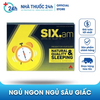 Siro six.am - quà tặng cho giấc ngủ -hỗ trợ tạo giấc ngủ ngon ngủ sâu giấc an thần - hộp 20 ống 5ml
