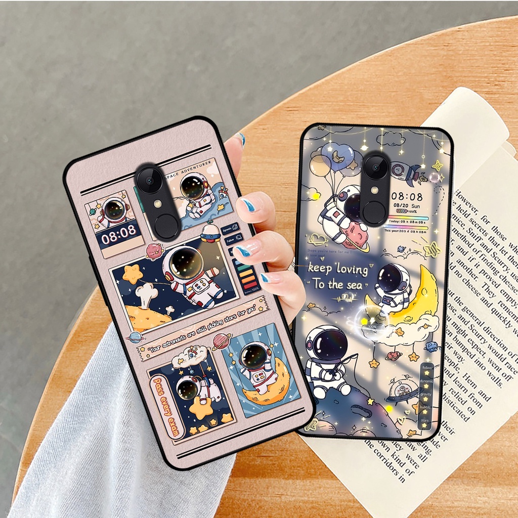 Ốp lưng Xiaomi Redmi Note 4/ Note 4x / Redmi 5 Plus hình gấu, vũ trụ ngân hà chibi. ốp chống sốc bền đẹp