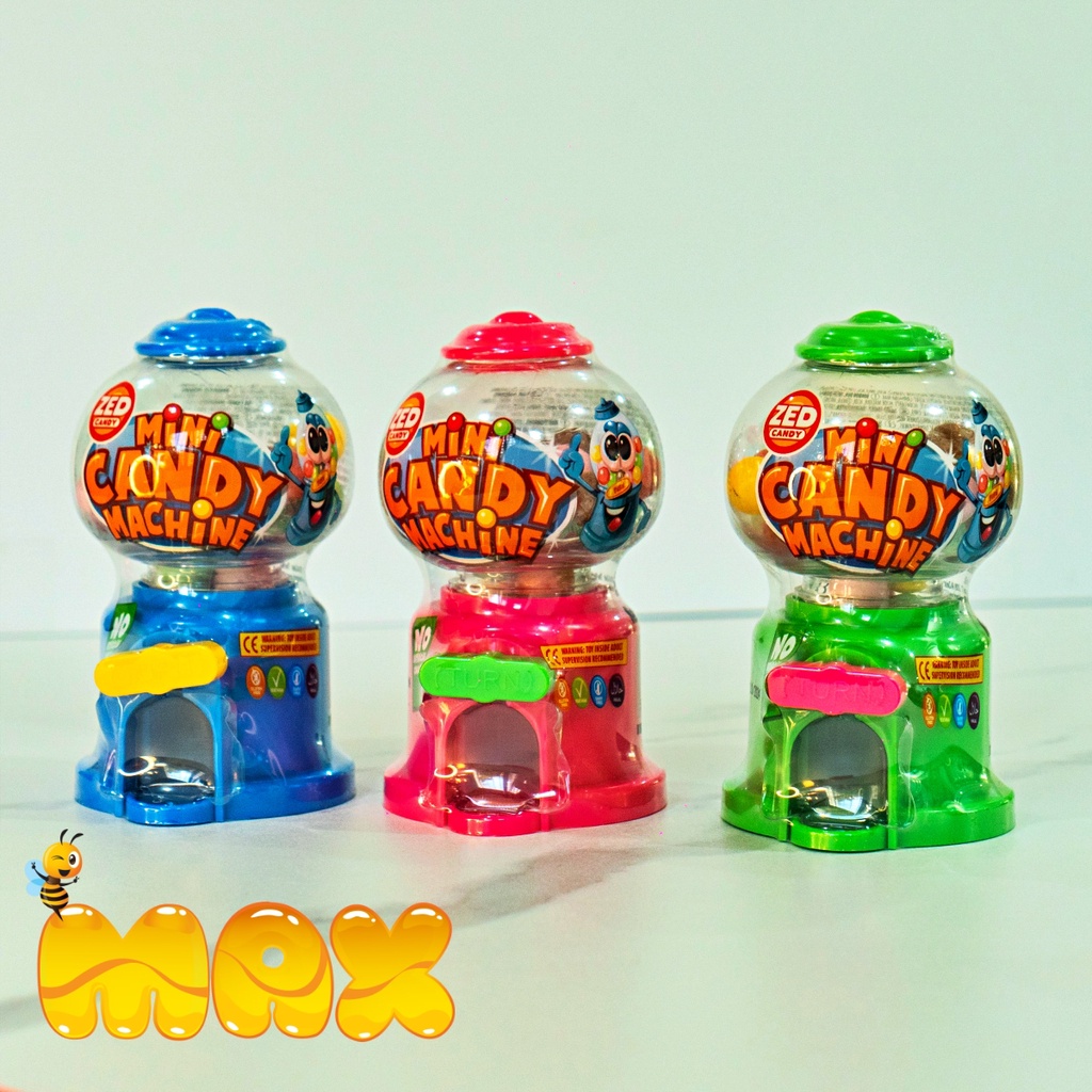 Máy Bán Kẹo Mini Candy Machine , Kẹo Đồ Chơi Cho Bé 35gr Vị Hoa Quả Zed Candy BeeMax