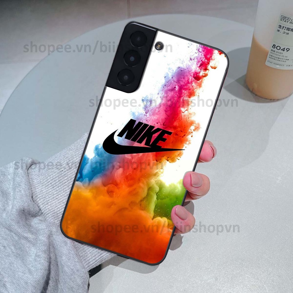 Ốp Samsung S21 / S21 FE / S21 Plus / S21+ in hình thương hiệu nhiều màu sắc thể thao cá tính thời trang